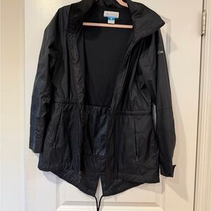 Columbia Women's Black Windbreaker Jacket